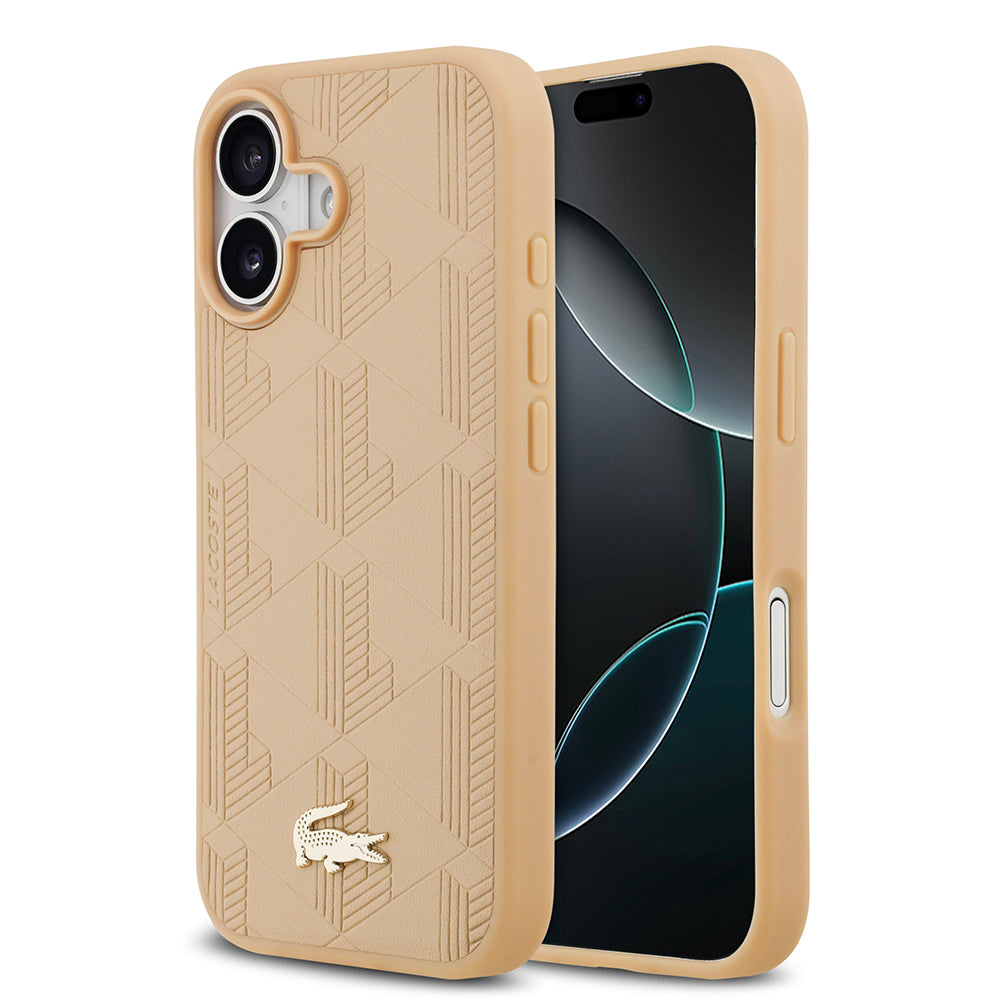 Lacoste iPhone 17 Orjinal Lisanslı M-safe Şarj Özellikli PU Deri Tasarımlı Karışık Monogram Desenli Kılıf Lacoste iPhone 17 Orjinal Lisanslı M-safe Şarj Özellikli PU Deri Tasarımlı Karışık Monogram Desenli Kılıf